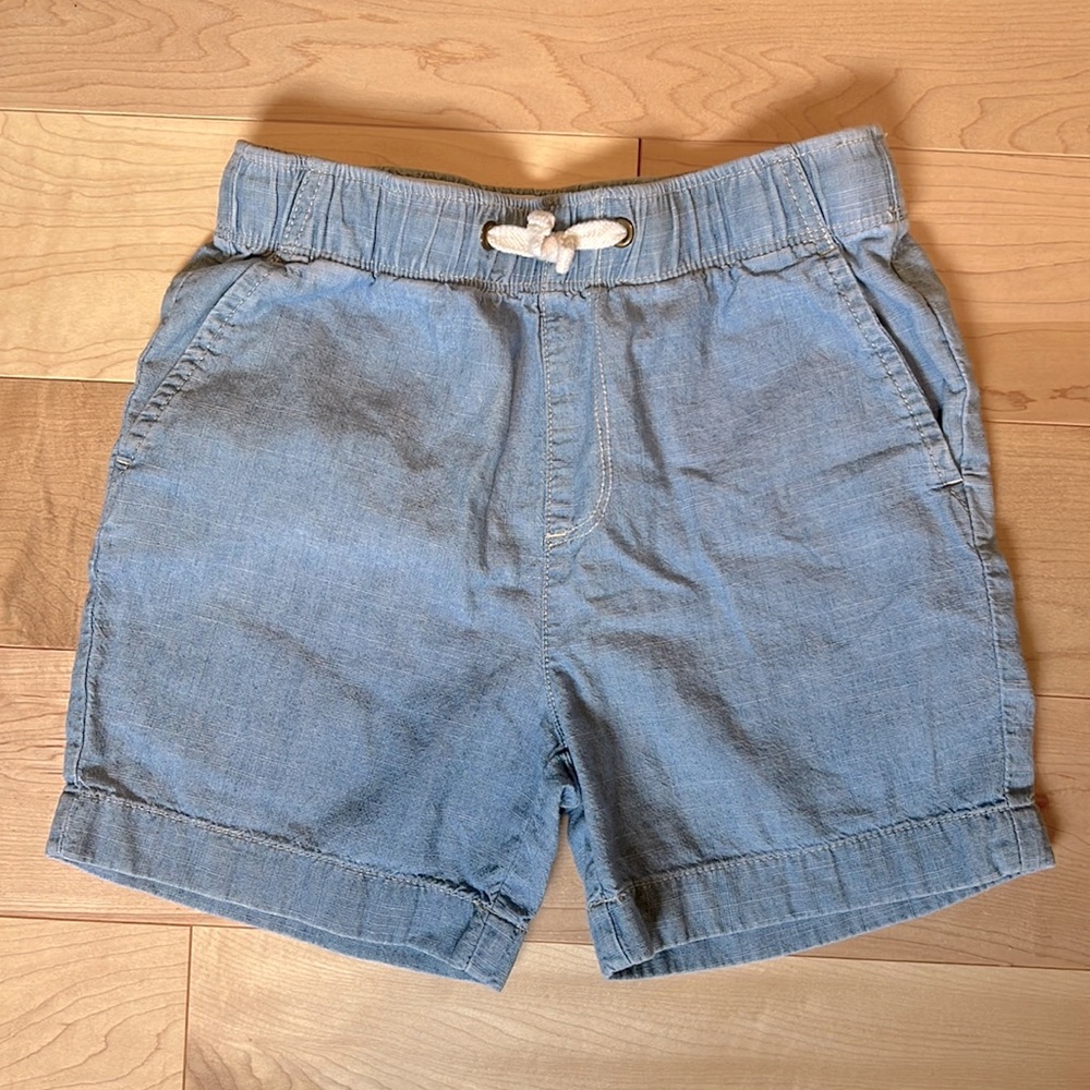 Crewcuts, Chambray Blue Pull-On Shorts, Boys 7